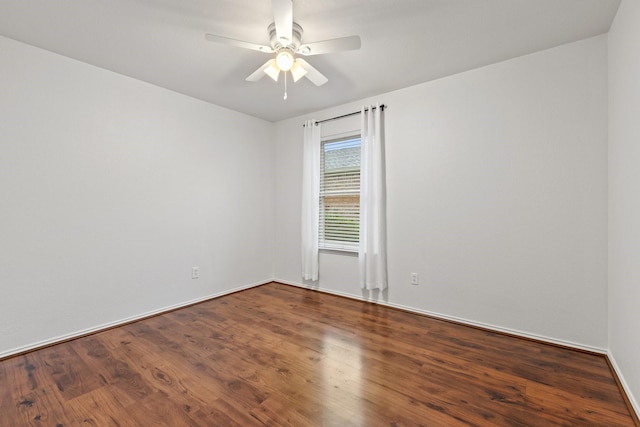7735 Whirlwind Dr, Frisco, TX 75036 - empty room with ceiling fan and wood finished floors