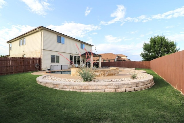 5516 Tama Dr, Waco, TX 76708 - back of house with a patio area and central AC unit