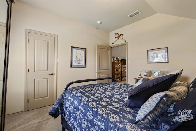 5139 Crystal Lake Ave, Krum, TX 76249 - carpeted bedroom with lofted ceiling