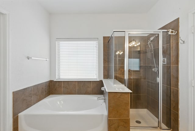10957 Colonial Heights Ln, Fort Worth, TX 76179 - full bathroom featuring a bath and a shower stall