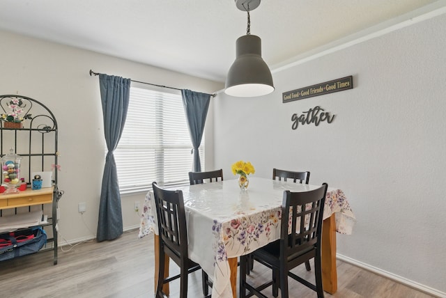 10957 Colonial Heights Ln, Fort Worth, TX 76179 - dining room featuring light wood finished floors and baseboards