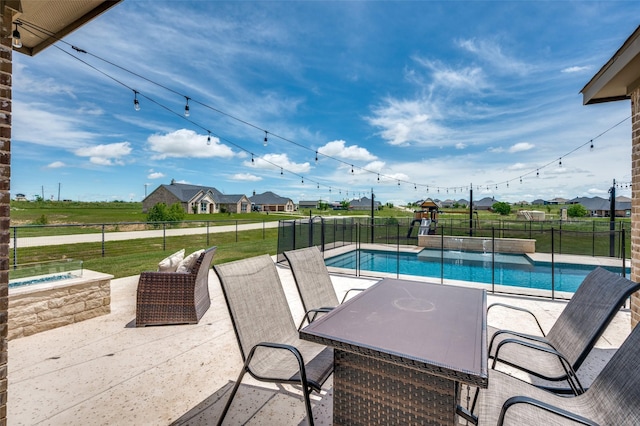 13400 Summer Moon Trl, Ponder, TX 76259 - view of swimming pool with a patio area