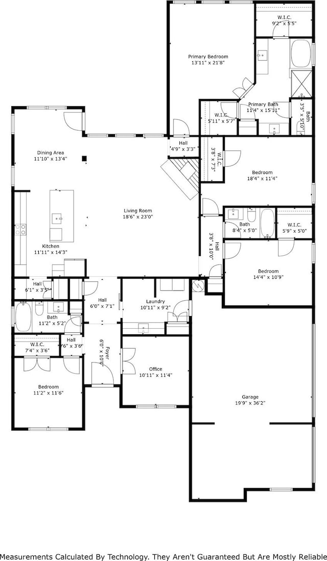 13400 Summer Moon Trl, Ponder, TX 76259 - floor plan / room layout