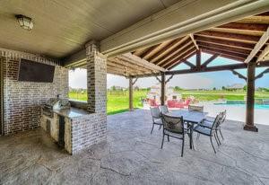 2575 Wincrest Dr, Rockwall, TX 75032 - view of patio featuring a gazebo and an outdoor pool
