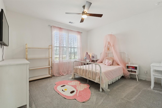 3411 Torrance Blvd, Frisco, TX 75034 - carpeted bedroom with ceiling fan