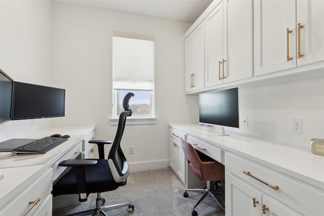 3411 Torrance Blvd, Frisco, TX 75034 - office space with built in desk, light carpet, and baseboards
