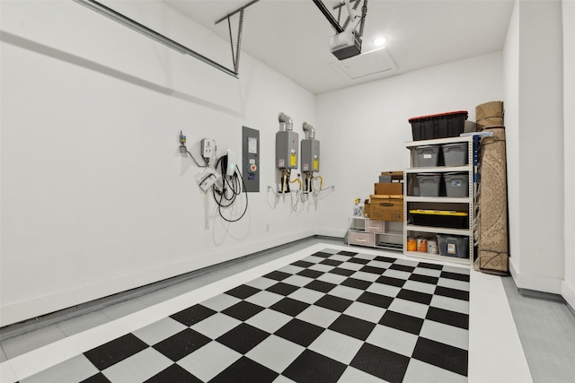 3411 Torrance Blvd, Frisco, TX 75034 - garage featuring a garage door opener and baseboards