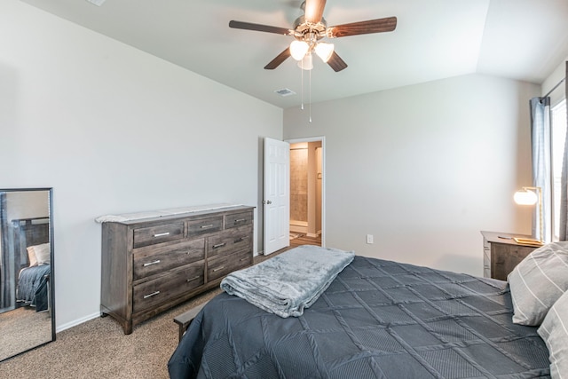 2358 Aylesbury Dr, Copperas Cove, TX 76522 - bedroom with light colored carpet, ceiling fan, and baseboards