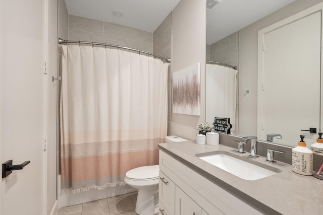 238 Estates Cir, College Station, TX 77840 - full bath with a shower with curtain, toilet, and vanity