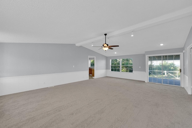3355 La Mesa Dr, Weatherford, TX 76085 - carpeted spare room featuring ceiling fan and a textured ceiling
