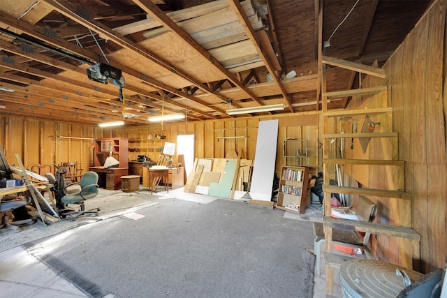 3355 La Mesa Dr, Weatherford, TX 76085 - miscellaneous room featuring a garage