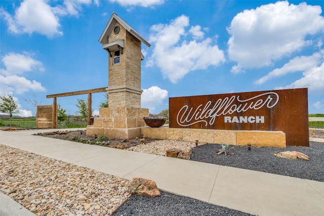 1252 Milfoil Dr, Justin, TX 76247 - view of community / neighborhood sign