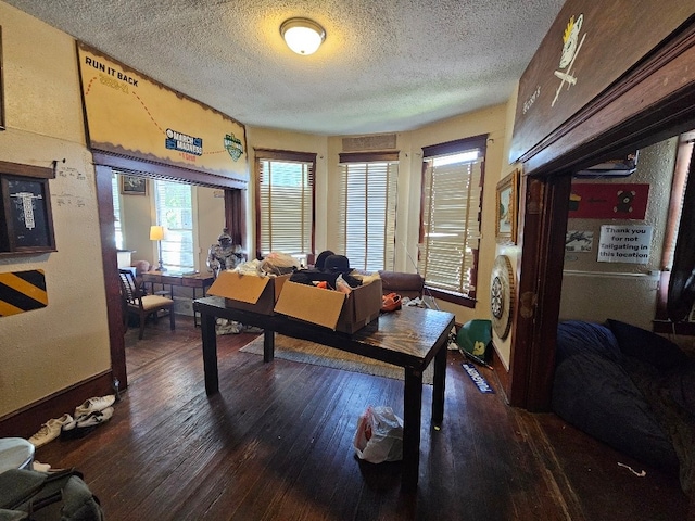 1801 S 10th St S Unit A & B, Waco, TX 76706 - office space featuring a textured ceiling and hardwood / wood-style flooring