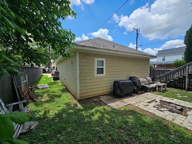 1801 S 10th St S Unit A & B, Waco, TX 76706 - back of property featuring a patio area and stairs