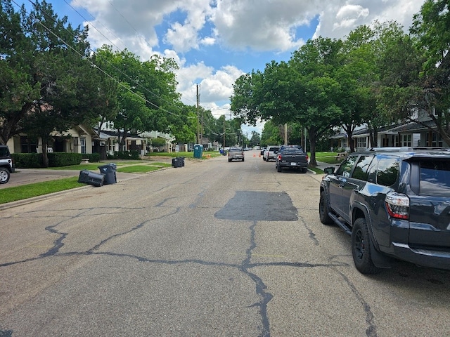 1801 S 10th St S Unit A & B, Waco, TX 76706 - view of asphalt street featuring curbs, sidewalks, and a residential view