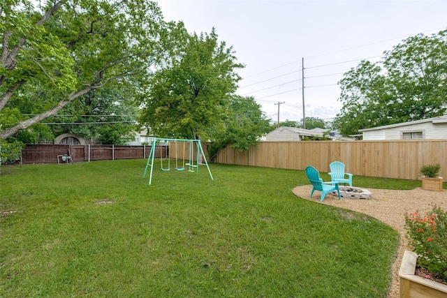 2839 Ruidosa Ave, Dallas, TX 75228 - view of yard with a playground