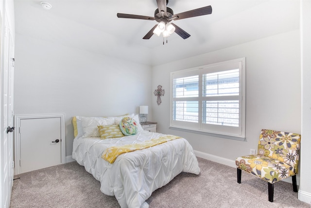 6108 Lipan Ln, Mckinney, TX 75070 - carpeted bedroom with baseboards and ceiling fan