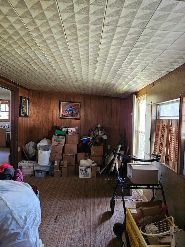 193 County Road 1704, Clifton, TX 76634 - bedroom featuring wood walls