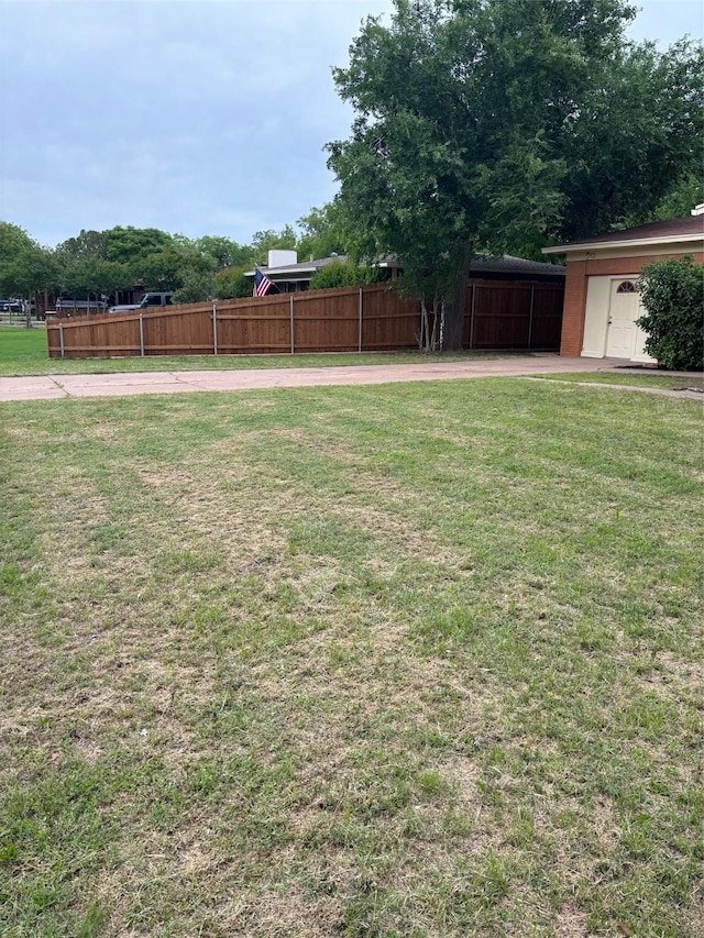 view of yard