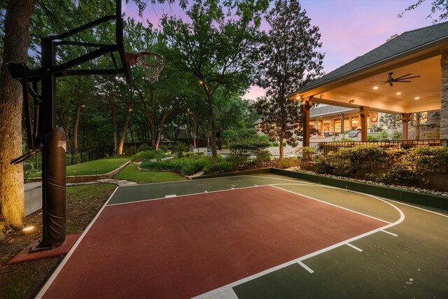 520 Round Hollow Ln, Southlake, TX 76092 - view of sport court featuring basketball court