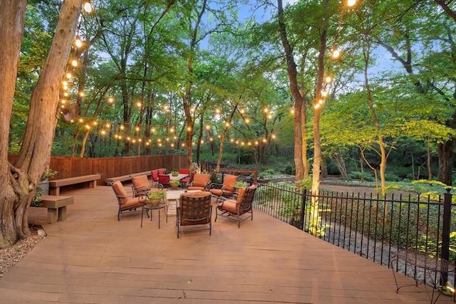 520 Round Hollow Ln, Southlake, TX 76092 - view of patio featuring outdoor lounge area and a deck