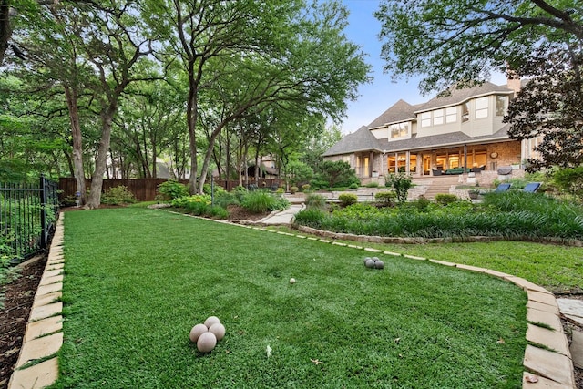 view of yard