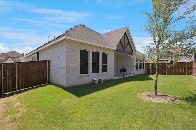 810 Brenda Dr, Mansfield, TX 76063 - back of property with roof with shingles and brick siding