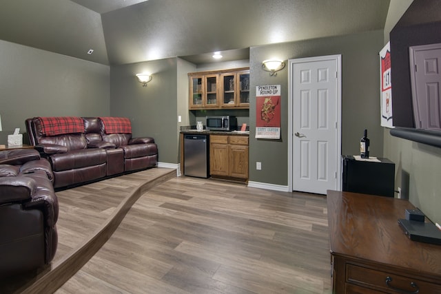 6001 Lacebark Elm Dr, Fort Worth, TX 76123 - living room featuring light wood-style flooring and baseboards