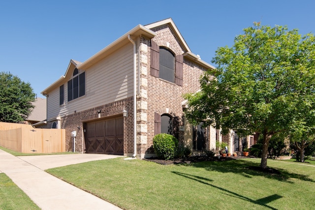6001 Lacebark Elm Dr, Fort Worth, TX 76123 - view of front of property with brick siding, a garage, and driveway