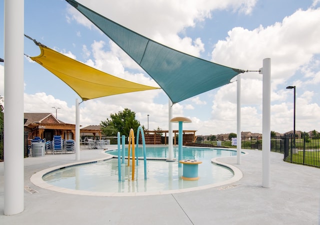 6001 Lacebark Elm Dr, Fort Worth, TX 76123 - community pool featuring fence and a patio area