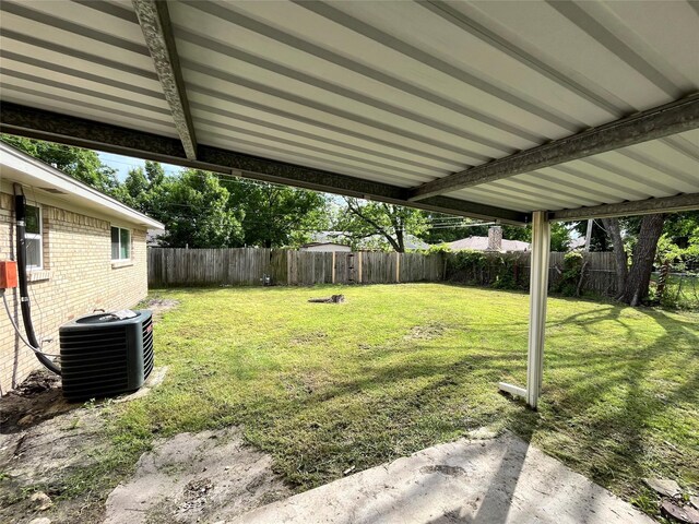 6706 Frontage Rd, Greenville, TX 75402 - view of yard featuring central AC unit