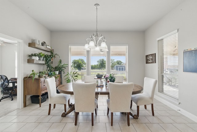 711 Red Stone Ln, Weatherford, TX 76087 - dining room featuring healthy amount of natural light and a chandelier