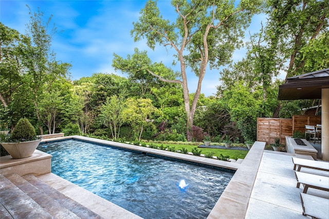 11460 Strait Ln, Dallas, TX 75229 - swimming pool featuring a patio