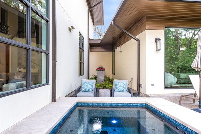 11460 Strait Ln, Dallas, TX 75229 - view of pool featuring a patio area