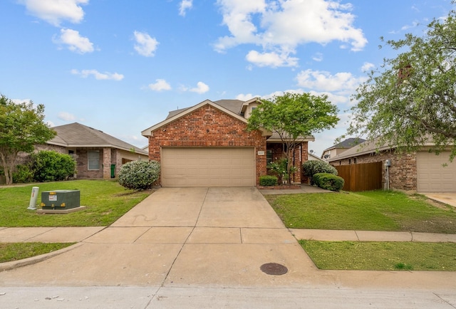 4007 Freedom St, Heartland, TX 75126 - view of front of property featuring brick siding, a garage, and driveway