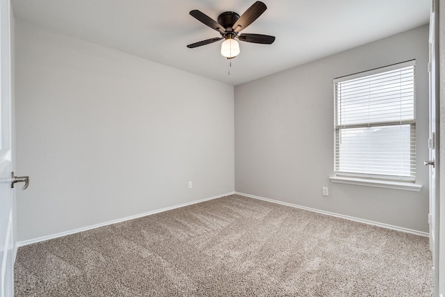 4007 Freedom St, Heartland, TX 75126 - carpeted spare room with a ceiling fan and baseboards