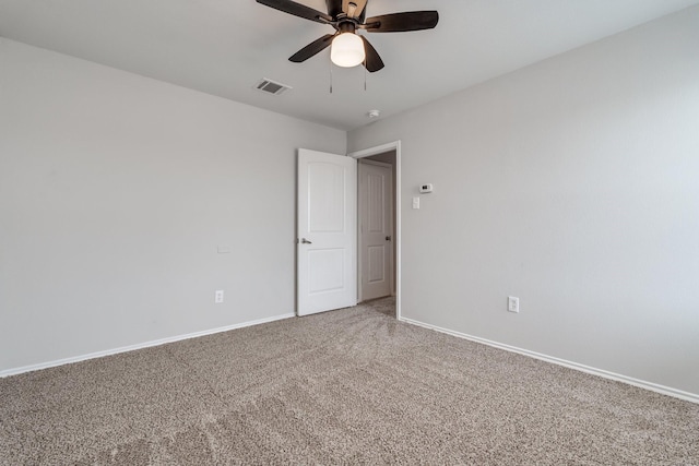4007 Freedom St, Heartland, TX 75126 - unfurnished room featuring ceiling fan, carpet, and baseboards
