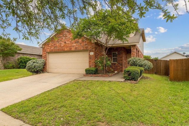 4007 Freedom St, Heartland, TX 75126 - view of front of property with brick siding, an attached garage, concrete driveway, and a shingled roof