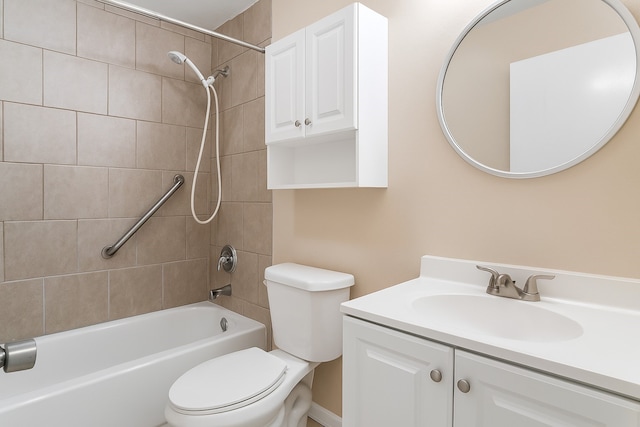6341 Leaning Oaks St, Dallas, TX 75241 - full bath featuring toilet, vanity, and  shower combination