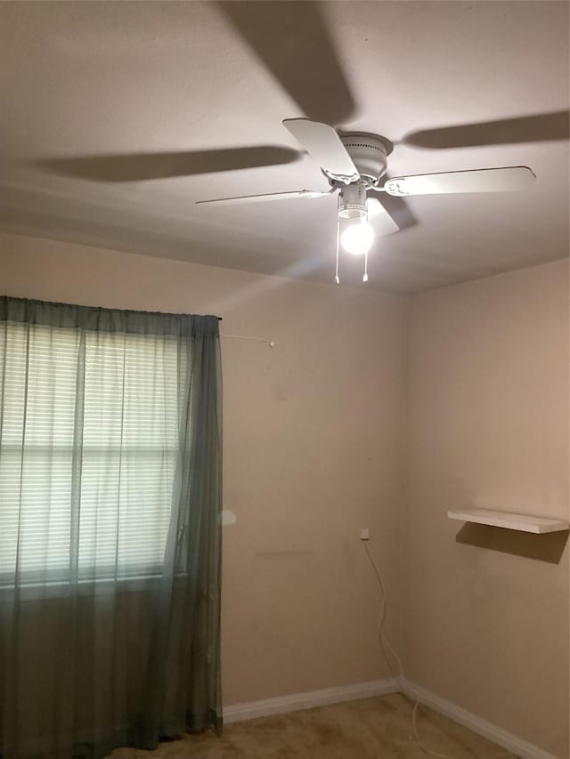 6341 Leaning Oak St, Dallas, TX 75241 - spare room featuring ceiling fan and baseboards