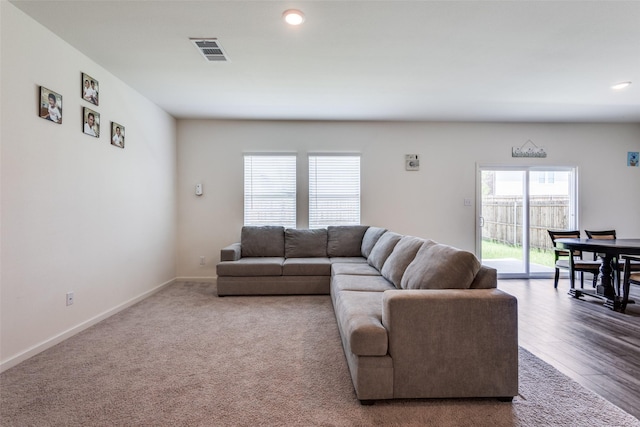 2115 Revere Dr, Princeton, TX 75407 - living room with plenty of natural light, recessed lighting, and baseboards