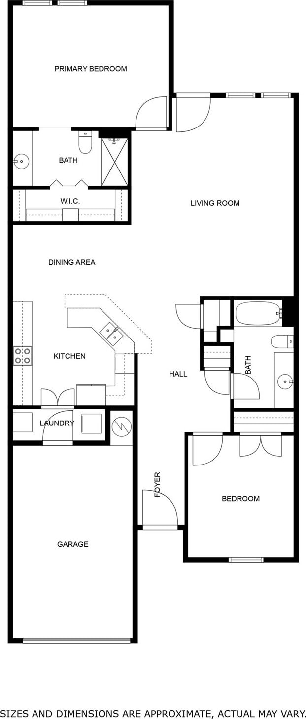 819 Earhart Ave, Grand Prairie, TX 75051 - home floor plan