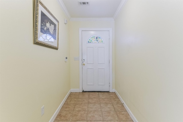 819 Earhart Ave, Grand Prairie, TX 75051 - doorway featuring baseboards and ornamental molding