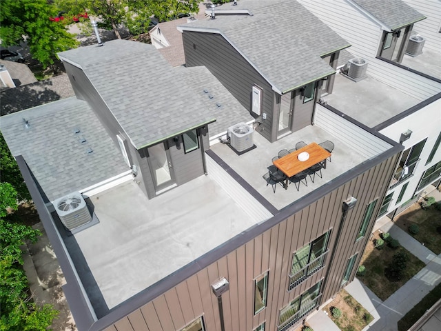 view from above of property