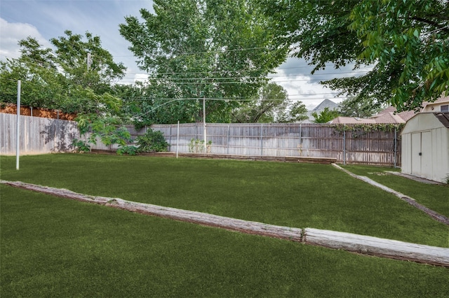 2800 Peachtree Ln, Pantego, TX 76013 - view of yard featuring a shed and an outdoor structure
