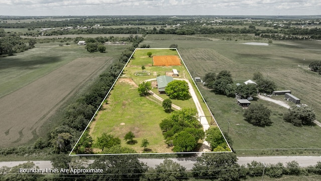 1545 County Road 130, Stephenville, TX 76401 - view of rural area featuring property parcel outlined