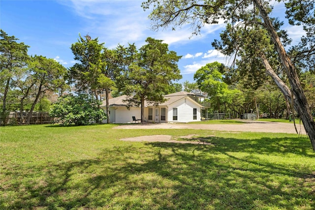 218 Rainbow Dr, Woodway, TX 76712 - view of yard with a patio area