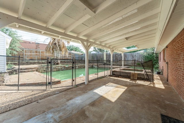 600 Circleview Dr N, Hurst, TX 76054 - view of patio featuring a fenced backyard