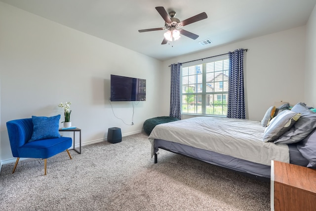 2825 Hale Rd, Celina, TX 75009 - carpeted bedroom with baseboards and a ceiling fan