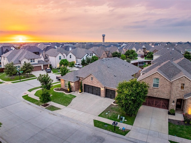 1429 Bridgewater Blvd, Celina, TX 75009 - aerial view at dusk of a residential view